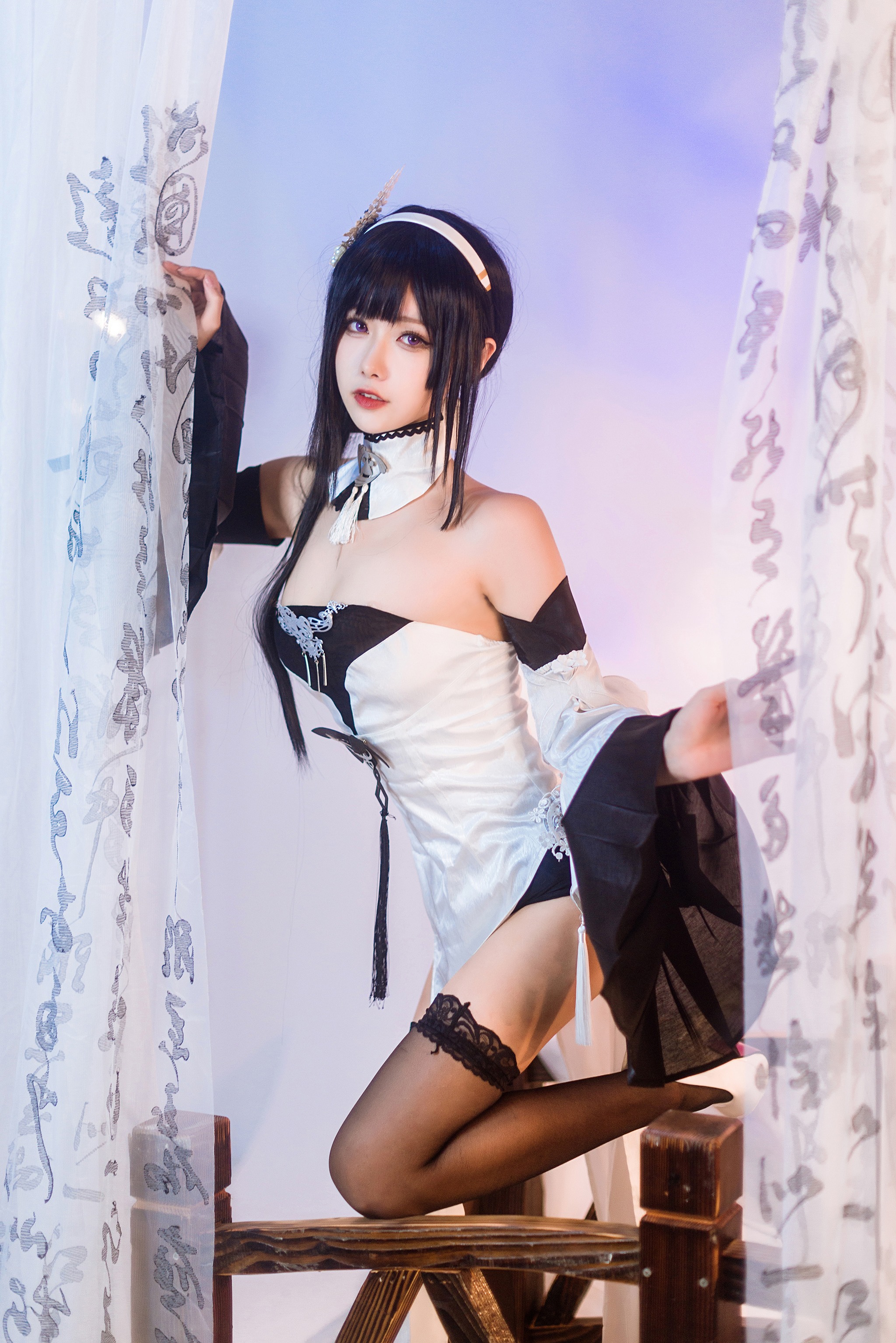Momoko葵葵 - NO.032 碧蓝航线镇海 奇奢花苑[24P]-XikXak